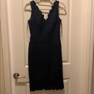 BANANA REPUBLIC navy blue dress